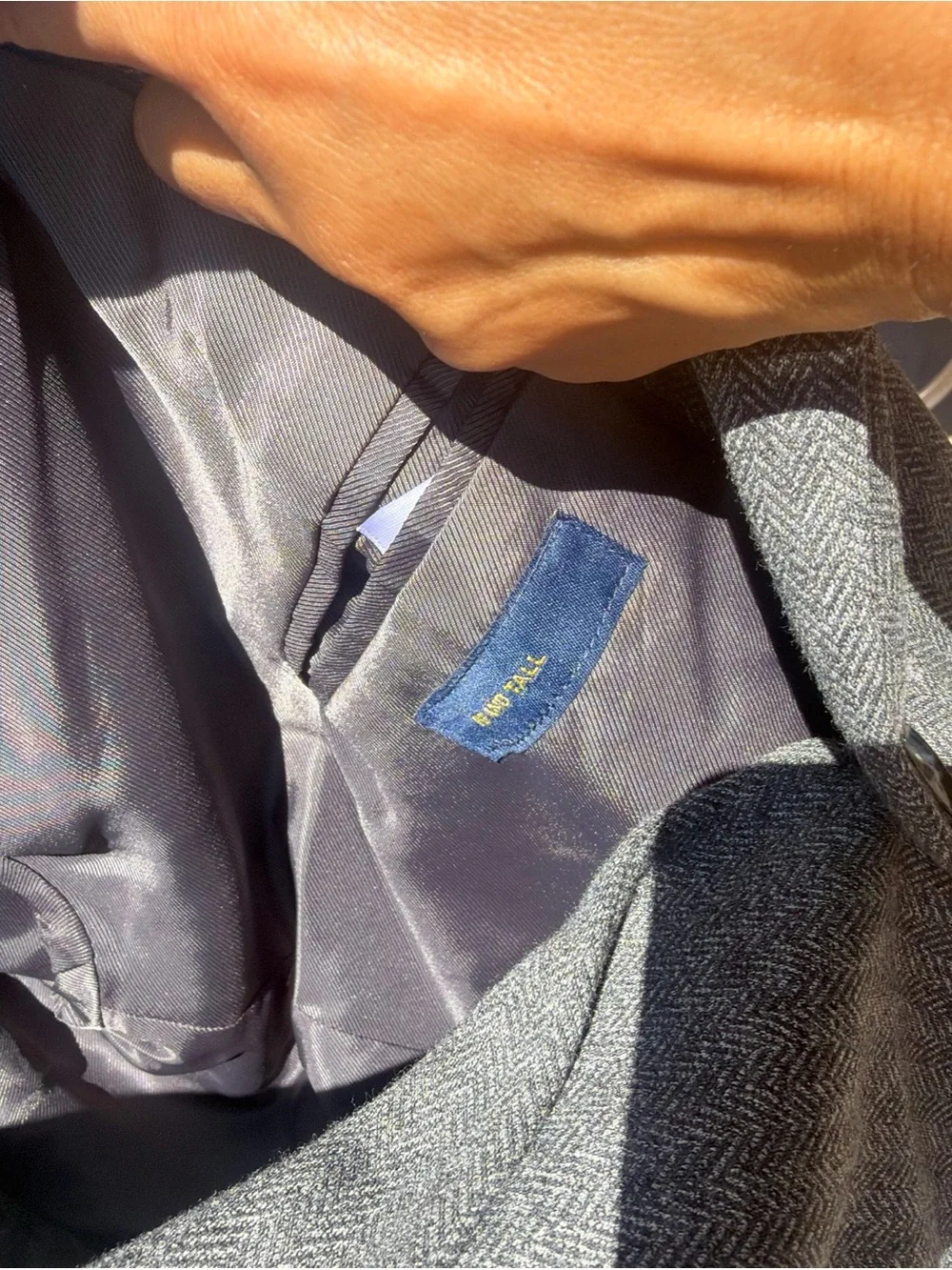 Stafford Gray Charcoal HB Blazer Jacket 58 L $188 Big & Tall